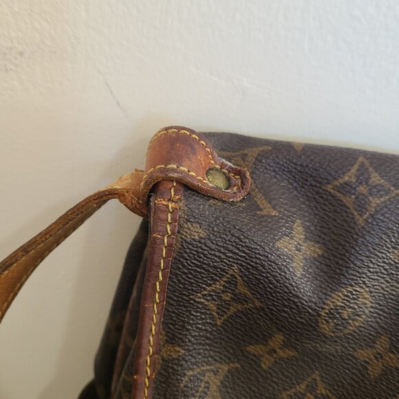 Louis Vuitton Saumur Shoulder Bag Brown Monogram Messenger Purse Authentic - Picture 13 of 16